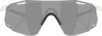 Oakley Occhiali da sole Shield geometrici - Bianco