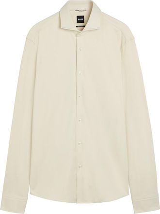 BOSS Boss Cotton Shirt - Beige - 42 (C16.5 / XL)