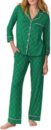 Kate Spade New York print crop pajamas in Hunter Print at Nordstrom, Size X-Large