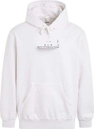 スウェット・トレーナー DOUBLET 'Polyurethane Embroidery' hoodie White スウェット・トレーナー DOUBLET hoodie Embroidery' 'Polyurethane White