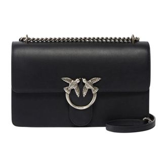 Pinko Pinko, Dames, Tassen, Zwart, Maat: ONE Size Leer