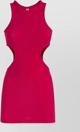 Reina Olga stretch fabric minidress cut-out pattern