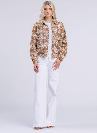Freaky Nation Blouson FREAKY NATION Flower Star-FN, Damen, Gr. M (38), gelb, Oberstoff: 100% Polyester, normal, Jacken Blouson