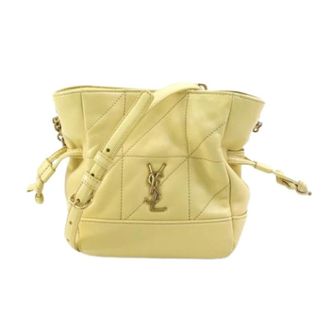 Saint Laurent Pre-owned Bucket Bags, female, Yellow, Size: ONE SIZE Pre-owned Vintage Shoulder Bag