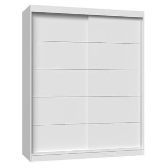 Hucoco Paolo - Armario Con 2 Puertas Correderas - Armario L 160 Cm - Vestidor Con 2 Puertas