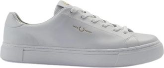Fred Perry Essential Leather Tennis Shoe - Heren - Sneakers - Wit - 43 EU - Leer - Schoenen