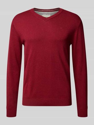 Tom Tailor Regular Fit Pullover aus reiner Baumwolle in Rot, Größe XL