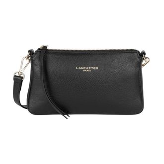 Lancaster Dune Crossbody Tas - Dames - Tassen - Zwart - Maat: ONE Size Leer
