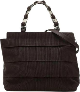 Ferragamo Pre-owned Vara Handbag - Dames - Vintage Shopper - Bruin - ONE Size - Leer - Vintage