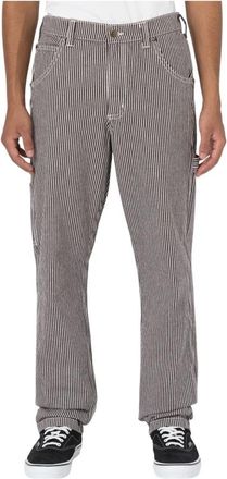 Dickies Hickory Garyville Werkbroek - Heren - Straight fit broeken - Wit - W30 L32 - Broeken