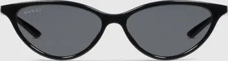 Gucci Cat-eye Frame Sunglasses, Black