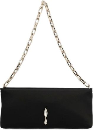 Christian Louboutin Tassen, Dames, Zwart, ONE Size, Maykimay Schoudertas