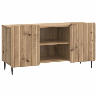 vidaXL Mueble De Tv Roble Artesanal 102 X 34,5 X 52 Cm Vidaxl