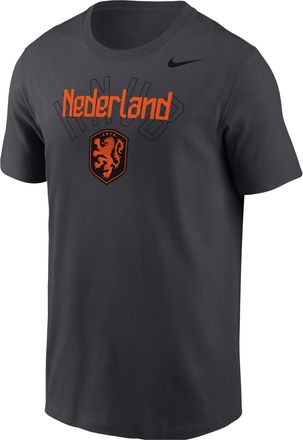 Nike Netherlands Nike Mens Soccer T-Shirt in Grey | M11332P116KNVB-ANT