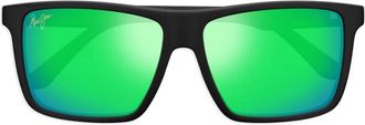 Maui Jim Occhiali da sole Mamalu Bay squadrati - Nero