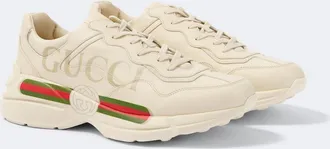 Gucci Rhyton leather sneakers