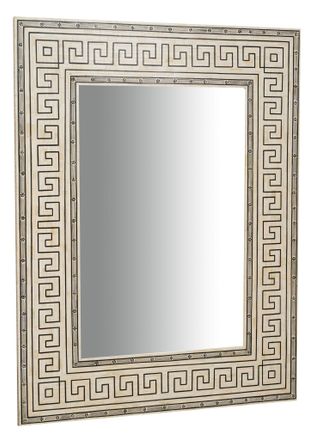 Biscottini International Biscottini - Espejo Colgante Vertical/horizontal En Madera Y Hueso De Camello L124xpr4xh163 Cm