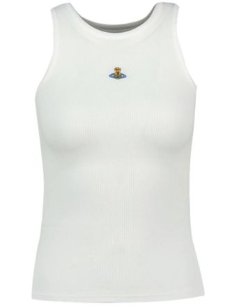 Vivienne Westwood White Round Neck Top
