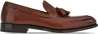 Ferragamo tasselled leather loafers - men - CALFSKIN/Leather/Leather - 12EE - Brown