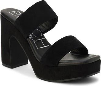Matisse Footwear Gem Platform Sandal in Ebony at Nordstrom, Size 11