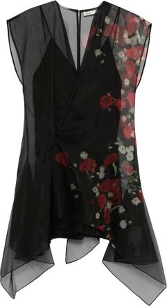 Khaite Abito corto con scollo a V - Nero