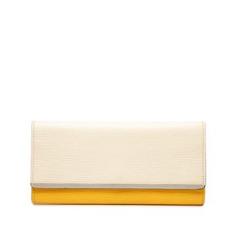 Louis Vuitton Pre-owned Womens Tricolor Epi Flore Long Wallet - Yellow Leather - One Size