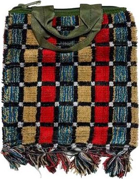 Puebco Truck Seat Fabric Tote in Red X Tan X Blue at Nordstrom