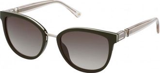 Nina Ricci Womens SNR3585406WT SNR35854 54 06WT Sunglasses - Dark Green - One Size