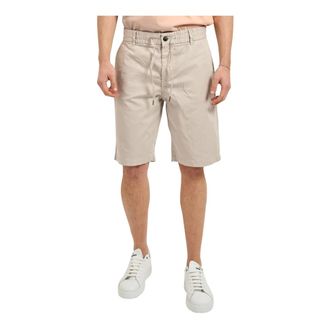 HUGO BOSS Hugo, Casual Shorts, male, Gray, Size: W40 Bermuda Shorts