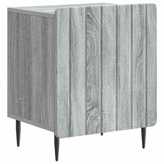 vidaXL Armario De Noche Gris Sonoma 43 X 34,5 X 52 Cm Vidaxl