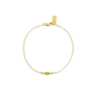 Set & Stones Marquise Birthstone Bracelet in Gold /August at Nordstrom