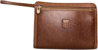 Celine Pre-owned Vintage Clutch - Dames - Vintage Clutch - Bruin - ONE Size - Leer - Vintage
