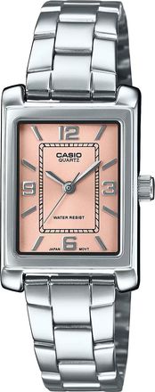 Casio Womens Pink Analog Stainless Steel Bracelet - LTP-1234DD-4ADF