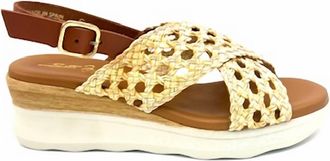 Sesto Meucci Womens Balin Sandal In Beige Holm Combo