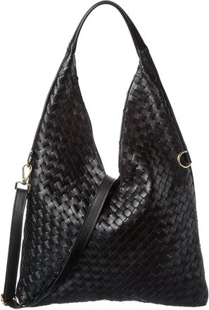 Persaman New York Maisie Hand Woven Leather Hobo