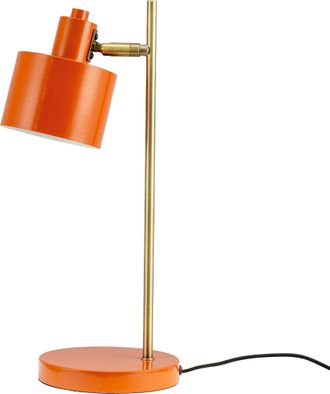 Dyberg Larsen L&aacute;mpara Dyberg Larsen Ocean Naranja 43 Cm Metal Lat&oacute;n