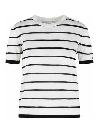 Max Mara Favetta Cashmere And Cream Silk T-Shirt