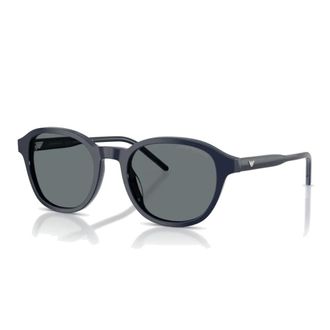 Emporio Armani Sunglasses, unisex, Blue, 51 MM, Blue Phantos Sunglasses Ea4247U