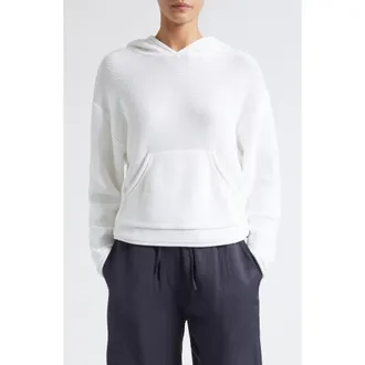 Leset Mae Knit Hoodie in Parchment at Nordstrom, Size X-Small
