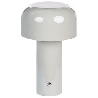 Beliani Beliani - L&aacute;mpara De Mesa Moderna Hierro Interior Exterior Gris Besos