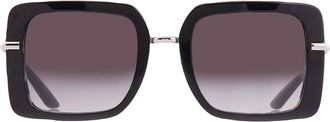 Dolce & Gabbana Grey Gradient Square Ladies Sunglasses DG4491 33728G 52