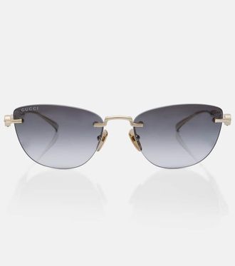 Gucci Bamboo cat-eye sunglasses