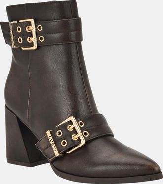 Guess Teases Buckled Block Heel Booties