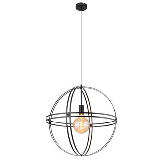 Globo Lighting L&aacute;mpara Colgante - Tamara - Negro - Metal - &Oslash; 50cm - E27
