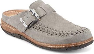 Earth Eileen Suede Clog in Grey at Nordstrom, Size 9.5