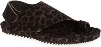 Pedro Garcia Valisa Slingback Sandal in Slate Leopard Castoro at Nordstrom, Size 37.5