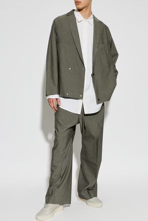Fear of God Double-breasted Blazer, Mens, Grey