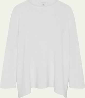 Eskandar Bateau Neck Sweater (Mid Plus Length)