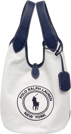 Polo Ralph Lauren Tote Bag - Dames - Shoppers - Wit - ONE Size - Katoen - Tassen
