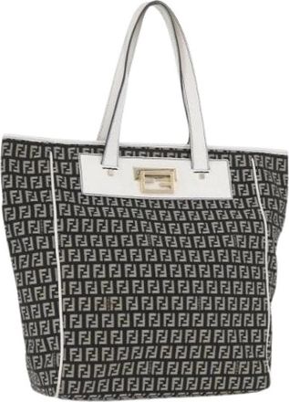 Fendi Pre-owned Vintage Tote Bag - Dames - Vintage Shopper - Zwart - ONE Size - Vintage